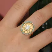 Perles Rondes facettées 2 mm en pierre gemme Amethyste x38cm