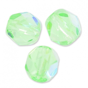 Facettes 6 mm Chrysolite AB x25