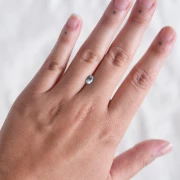 Aigue Marine ovale 6.2x4.2 mm - 0.50 cts