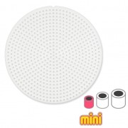 Plaque ronde 7.8 cm pour perles Hama Mini|raw }}