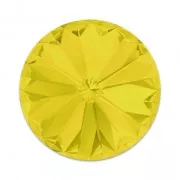 Cabochon PureCrystal 1122 Rivoli 14 mm Yellow Opal x1