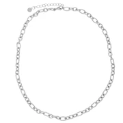 Collier maille Forçat alternée 5.7 mm - Acier inoxydable 304L x44.5cm