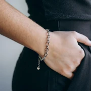 Bracelet maille Forçat alternée 5.7 mm - Acier inoxydable 304L x16cm