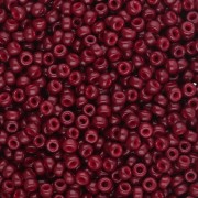 Rocaille Miyuki Duracoat 11/0 4470 - Dyed Opaque Maroon x8g