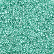 Rocaille Miyuki 15/0 536 - Aqua Green Ceylon x8g