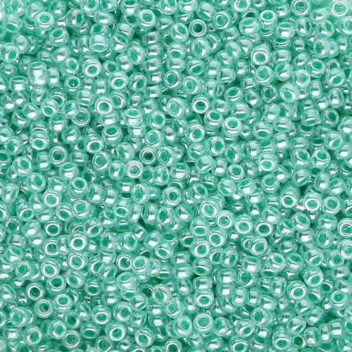 Rocaille Miyuki 15/0 536 - Aqua Green Ceylon x8g