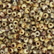 Rocaille Miyuki 8/0 4512 - Opaque Yellow Picasso x8g|raw }}