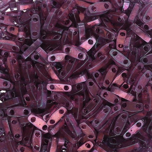 Miyuki Quarter Tila Beads 5x1.2x1.9 mm QTL-316 - Light Amethyst Gold Luster x10g