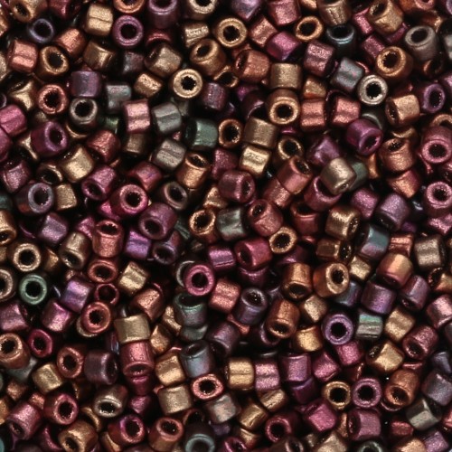 Rocailles Matubo 11/0 2.10 mm - Bronze Iris Metallic Mat x10g