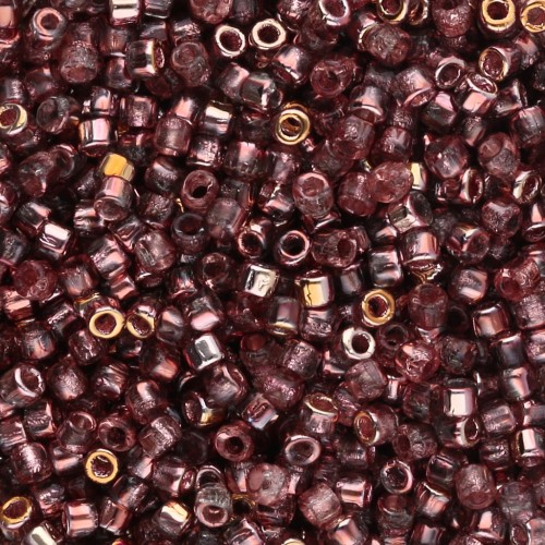 Rocailles Matubo 11/0 2.10 mm - Crystal Apollo Gold x10g