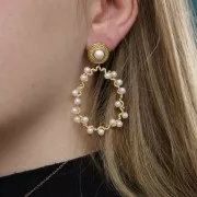 Cabochon Nacré PureCrystal 5817 6 mm Pearlescent White Pearl x1