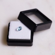 Aigue Marine ovale 6.2x4.1 mm - 0.60 cts