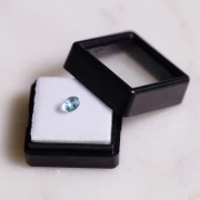 Aigue Marine ovale 6.2x4.1 mm - 0.60 cts