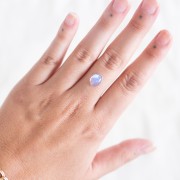 Pierre de lune ovale 9.9x8.1 mm - 2.75 cts