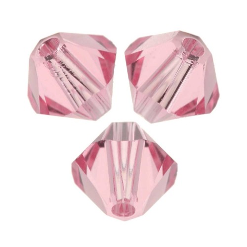 Toupies en cristal PureCrystal 5328 3 mm Light Rose x50