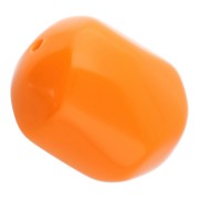 Perle baroque irrégulière en résine opaque 19x15 mm - Orange x1|raw }}