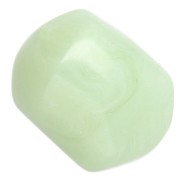 Perle baroque irrégulière en résine translucide 22x17 mm - Lichen marbré x1|raw }}