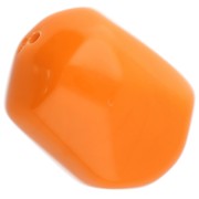 Perle baroque irrégulière en résine opaque 22x17 mm - Orange x1|raw }}