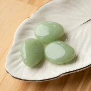 Perle plate irrégulière en résine translucide 25x20 mm - Lichen marbré x1