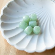 Perles tubes 12x11 mm en résine translucide - Lichen marbré x6