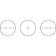 Perles nacrées PureCrystal 5810 12 mm Pearlescent White Pearl x4