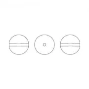 Perles nacrées PureCrystal 5810 6 mm Pearlescent White Pearl x10