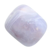 Perles tubes en résine opaque 12x11 mm - Gris glacier marbré x6