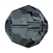 Perles rondes  PureCrystal 5000 6 mm Graphite x6