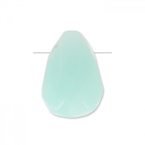 Goutte facettée 6x9 mm Amazonite x1