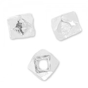 Perles Cubes facettés 3 mm en Argent 925 x10|raw }}