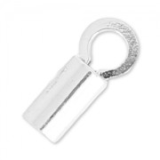 Embouts pour cordon 2.5 mm en Argent 925 x4