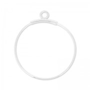 Intercalaires créoles à décorer 25 mm - Argent 925 x2