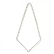 Intercalaire losange 35 mm en Argent 925 x1