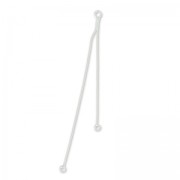 Intercalaires chaînettes maille serpentine 5/7 cm en Argent 925 x2