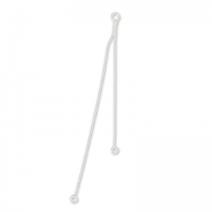 Intercalaires chaînettes maille serpentine 5/7 cm en Argent 925 x2