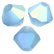 Perles toupies Preciosa - Rondelle Bead 5 mm - Malibu Blue AB Matt x12|raw }}