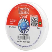 Fil élastique 1 mm Stretch Magic Elastic Cord - Transparent x5m|raw }}
