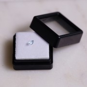 Aigue Marine rectangle 4.1x3.8 mm - 0.50 cts