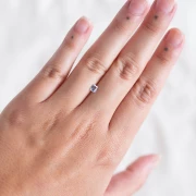 Aigue Marine rectangle 4.1x3.8 mm - 0.50 cts