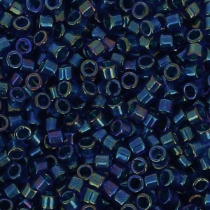 Miyuki Delica 11/0 DB1763 - Emerald Lined Cobalt AB  x8g