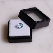Aigue Marine rectangle 6.7x5.9 mm - 1.30 cts