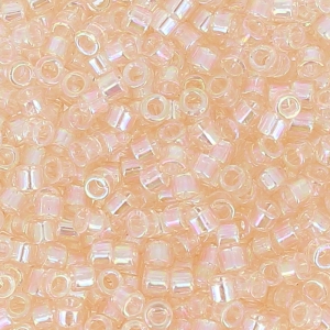 Miyuki Delica 11/0 DB1243 - Transparent Pink Mist AB x8g