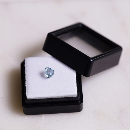 Aigue Marine trillion 5.1 mm - 0.50 cts
