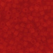 Miyuki Delica 11/0 DB0745 - Mat Transparent Red Orange x8g|raw }}