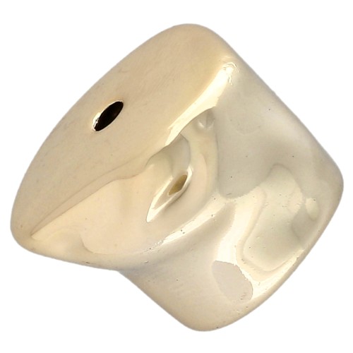 Perles irrégulières 16x20 mm en acrylique métallisée CCB - Doré x1