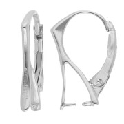 Dormeuses attache pendentif 18 mm - Argent 925 x2