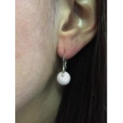 Dormeuses pour rondes 10 mm Argent 925 x2