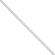 Chaine maille Gourmette 3.7 mm - Argent 925 x20cm|raw }}