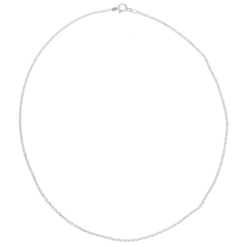 Collier maille Forçat limée 1.75 mm - Argent 925 x42cm