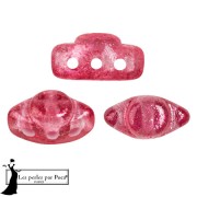 Perles en verre Volos® par Puca® 4x8 mm - Candy Raspberry x10g|raw }}